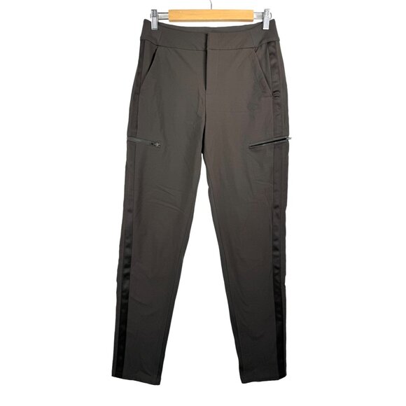Athleta Wander Hybrid Pants Chestnut Brown athleisure sz 6T‎ - Picture 1 of 9